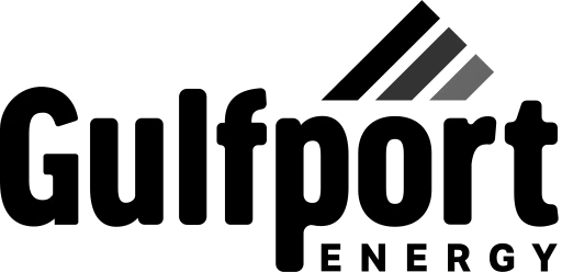 Gulfport Energy black logo