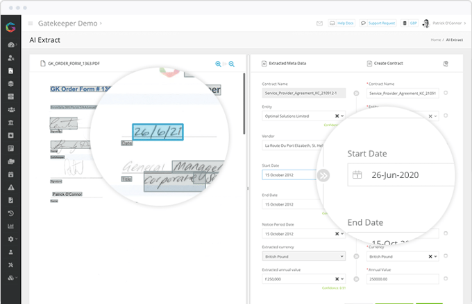 Automatically extract contract metadata with Gatekeeper