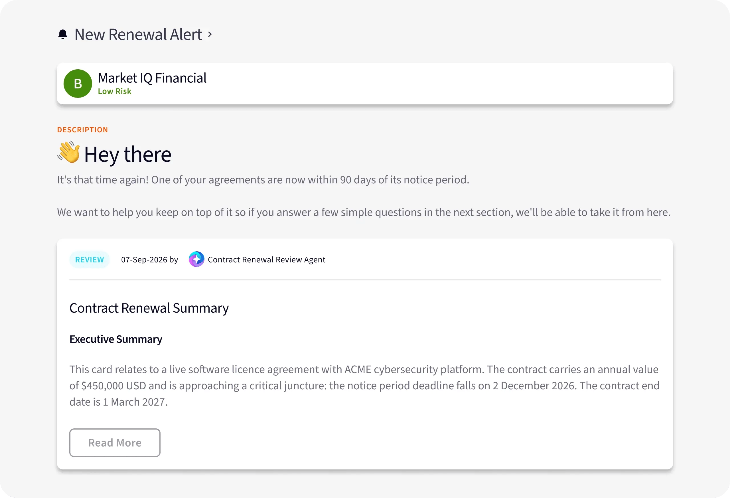 UI_Renewal Alert Agent