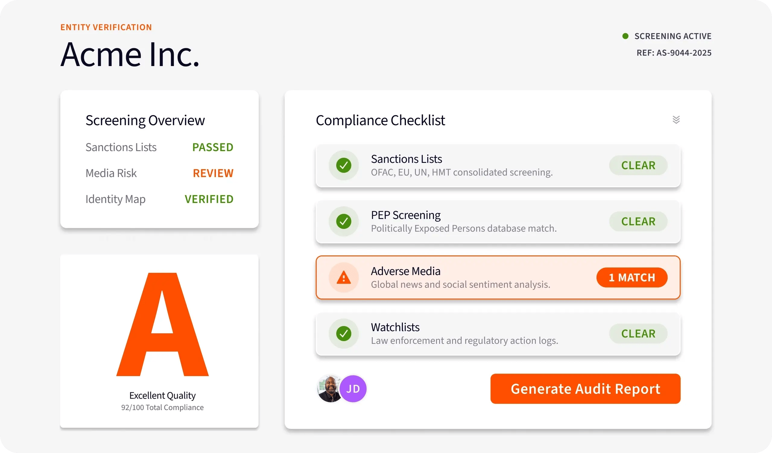 UI_Vendor_Compliance Screening
