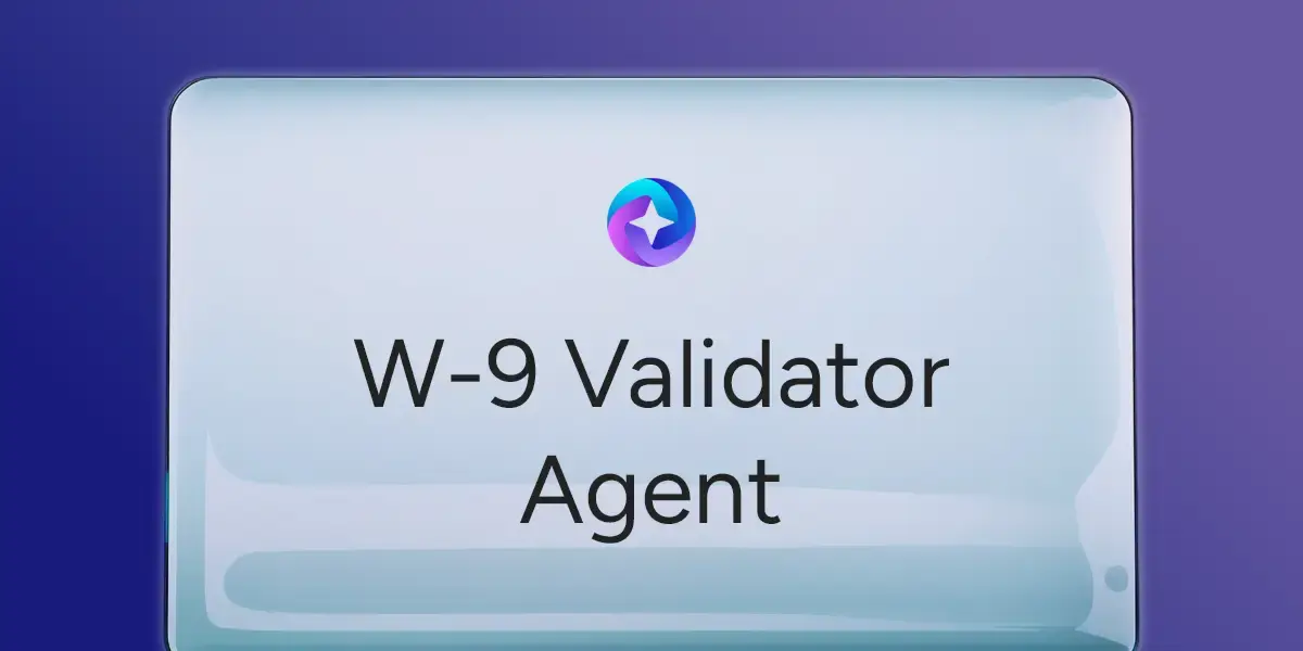 <span id="hs_cos_wrapper_name" class="hs_cos_wrapper hs_cos_wrapper_meta_field hs_cos_wrapper_type_text" style="" data-hs-cos-general-type="meta_field" data-hs-cos-type="text" >Validate W-9 forms for completeness and cross-reference against vendor records with the W-9 Validator Agent</span>