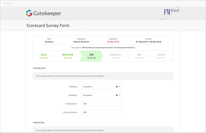 Scorecard-Form