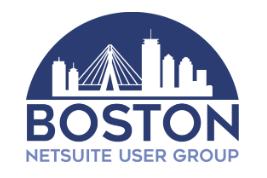 Boston NetSuite User Group Q2 Meeting