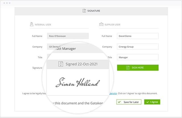 Electronic Signature