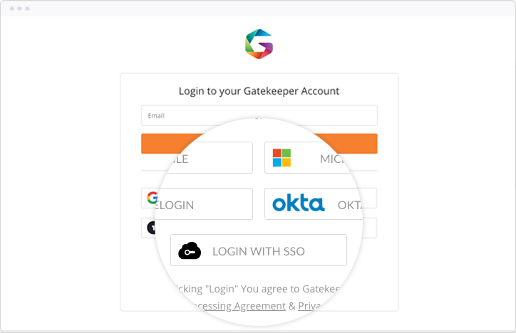 Gatekeeper secure login