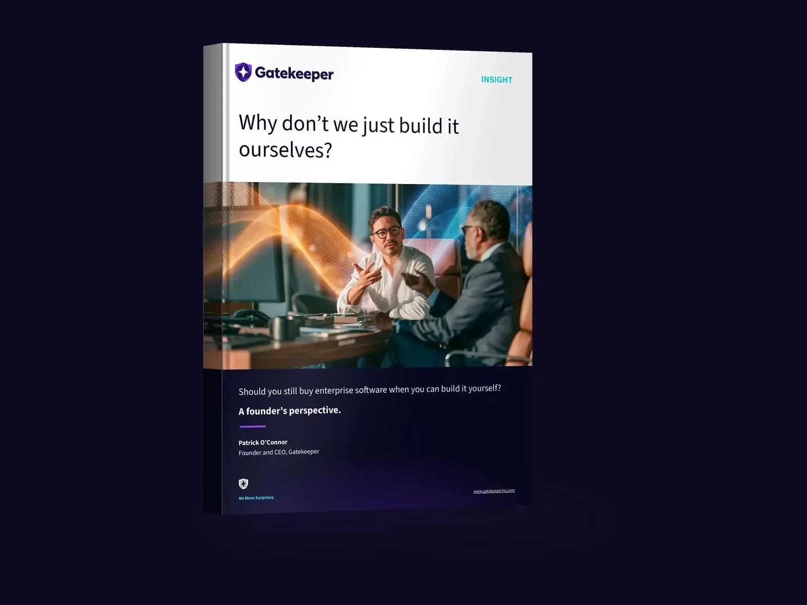 Build versus buy guide cover: Why don't we just build it ourselves?